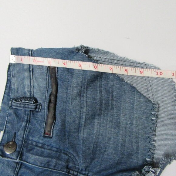 Bcbg Side Slit Open Mini Cut Off Shorts - Picture 8 of 10